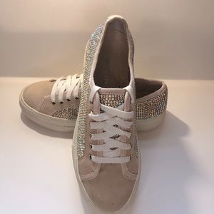 Gianni Binni Pale Pink Sparkle Sneakers